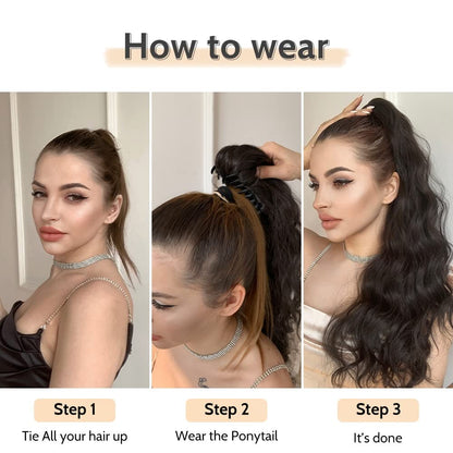 Velvera Clip-On Ponytail